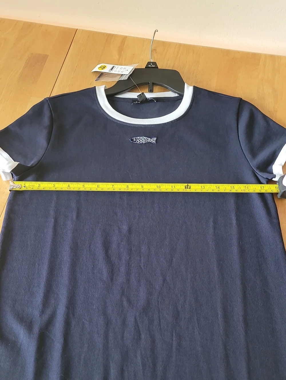 J. Crew Vintage jersey embroidered ringer T-shirt dress